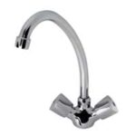 kitchen two handle Kitchen faucet with two handlesAcrylic handle1/2 headpart